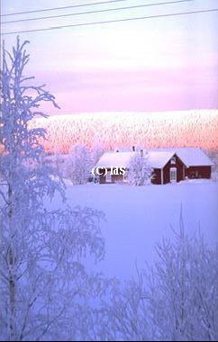 Mittags in Lappland
